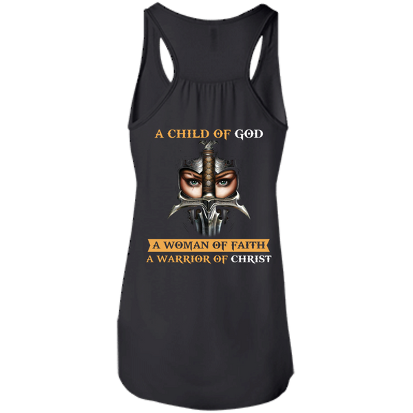 Back Design: A Child Of God A Woman Of Faith shirt - TeesGrab