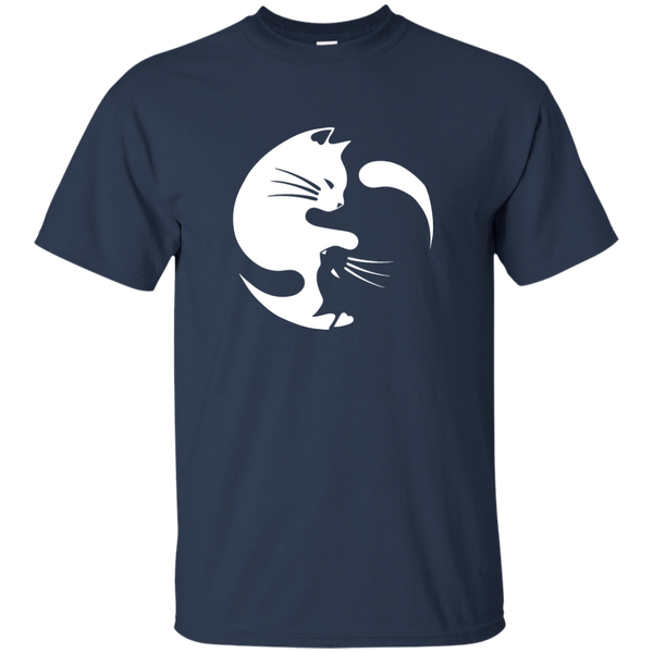 Yin and Yang Cats T-shirt - TeesGrab