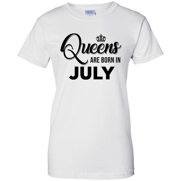 Queens are born in July Shirt, Tank Top, Racerback Tank Top - TeesGrab