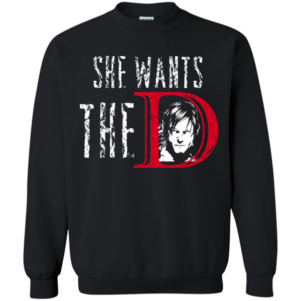 Daryl Dixon: She Wants The D shirt, hoodie, sweater, tank - TeesGrab