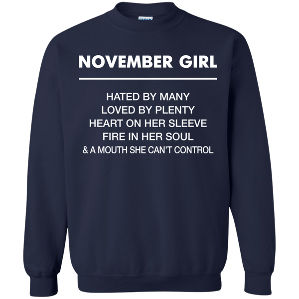 November Girl hated by many loved by plenty Shirt, Tank top - TeesGrab