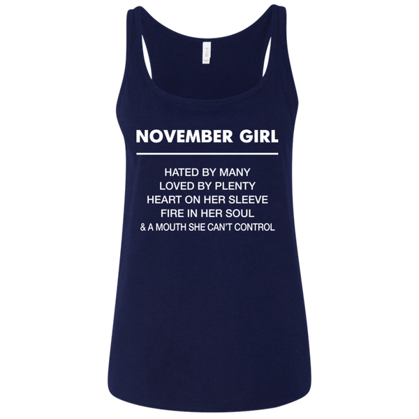 November Girl hated by many loved by plenty Shirt, Tank top - TeesGrab