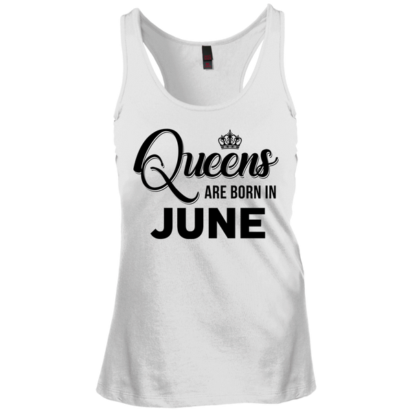 Queens are born in June Shirt, Tank Top, Racerback Tank Top - TeesGrab