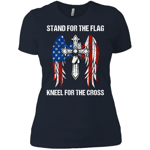 Stand For The Flag Kneel For The Cross T-Shirt, Hoodie - TeesGrab