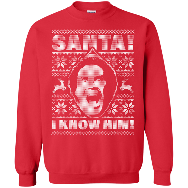 Buddy The Elf - Santa I Know Him Ugly Christmas Sweater - TeesGrab