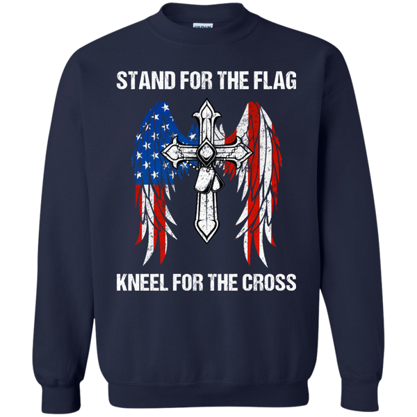 Stand For The Flag Kneel For The Cross T-Shirt, Hoodie - TeesGrab