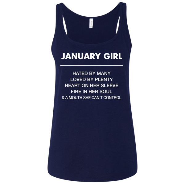 January Girl hated by many loved by plenty Shirt, Tank top - TeesGrab