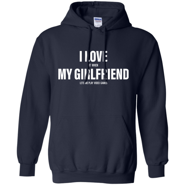I Love It When My Girlfriend Lets Me Play Video Games Funny T-shirt - TeesGrab