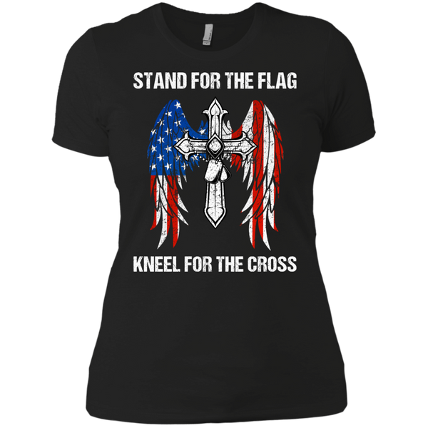 Stand For The Flag Kneel For The Cross T-Shirt, Hoodie - TeesGrab