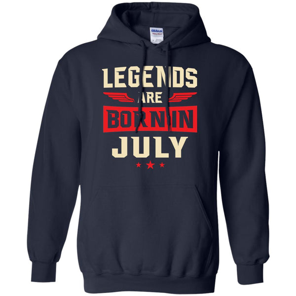 Legends Are Born in July Shirt, Hoodie, Tank - TeesGrab