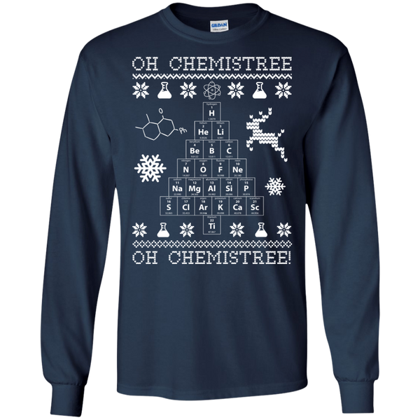Oh Chemistree Christmas Ugly Sweater, Hoodie - TeesGrab
