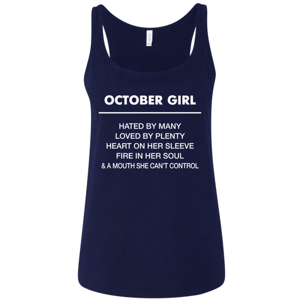 October Girl hated by many loved by plenty Shirt, Tank top - TeesGrab