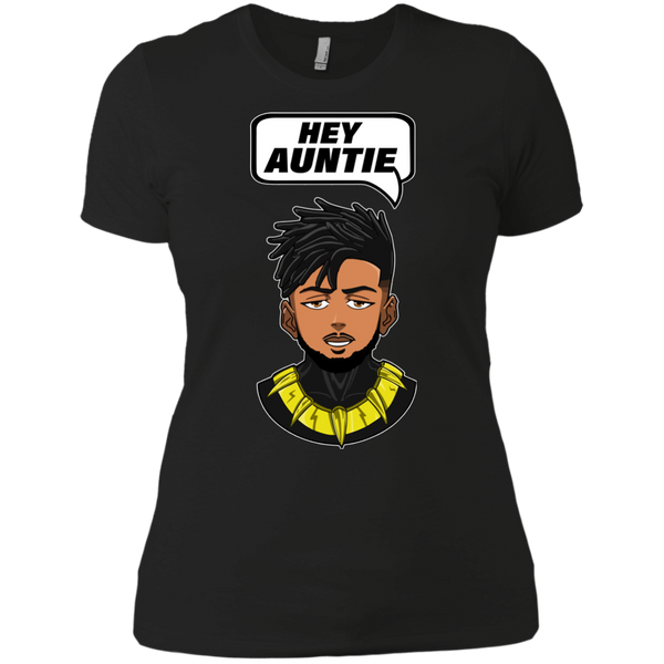 Wakanda Black Panther Erik Killmonger Hey Auntie T-shirt - TeesGrab