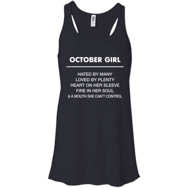 October Girl hated by many loved by plenty Shirt, Tank top - TeesGrab