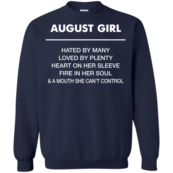 August Girl hated by many loved by plenty Shirt, Tank top - TeesGrab
