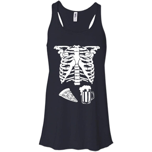 Halloween Skeleton Pizza Beer Costume T-shirt, Hoodie, Tank - TeesGrab