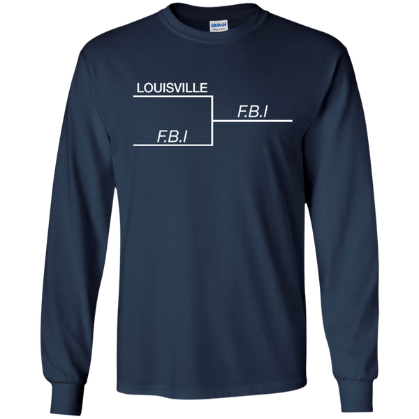 Louisville vs F.B.I Shirt, Sweatshirt Louisville vs FBI - TeesGrab