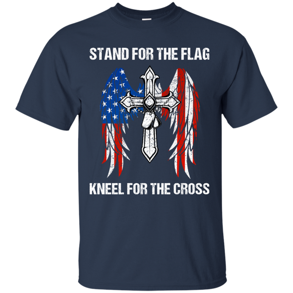 Stand For The Flag Kneel For The Cross T-Shirt, Hoodie - TeesGrab
