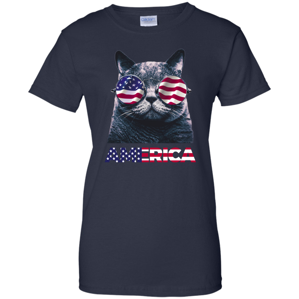 Independence Day America Cat Ameowica Shirt, Hooide, Tank - TeesGrab