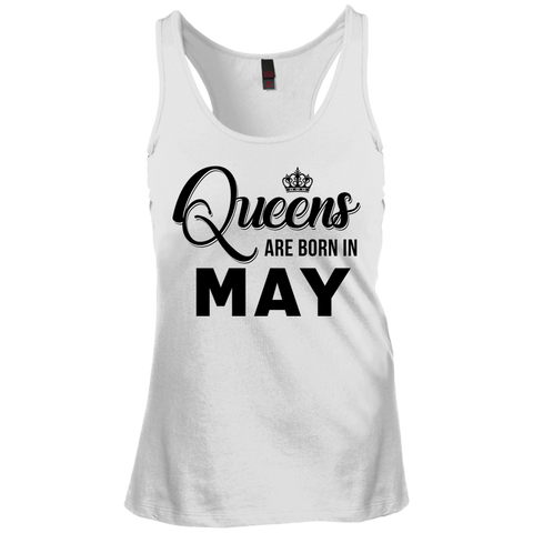 Queens are born in May Shirt, Tank Top, Racerback Tank Top - TeesGrab