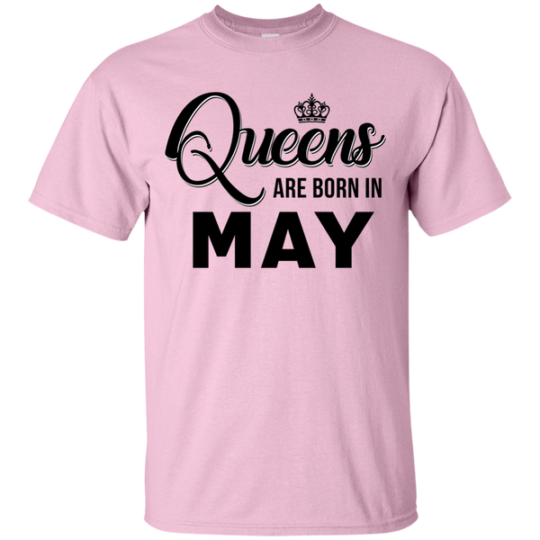 Queens are born in May Shirt, Tank Top, Racerback Tank Top - TeesGrab