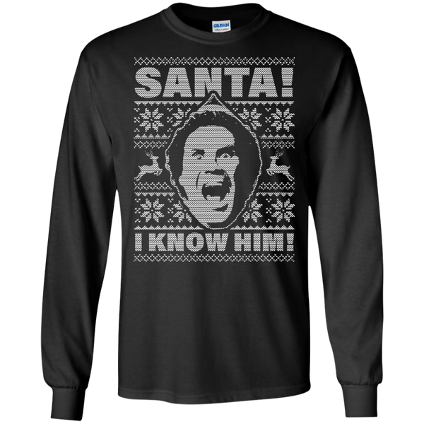 Buddy The Elf - Santa I Know Him Ugly Christmas Sweater - TeesGrab