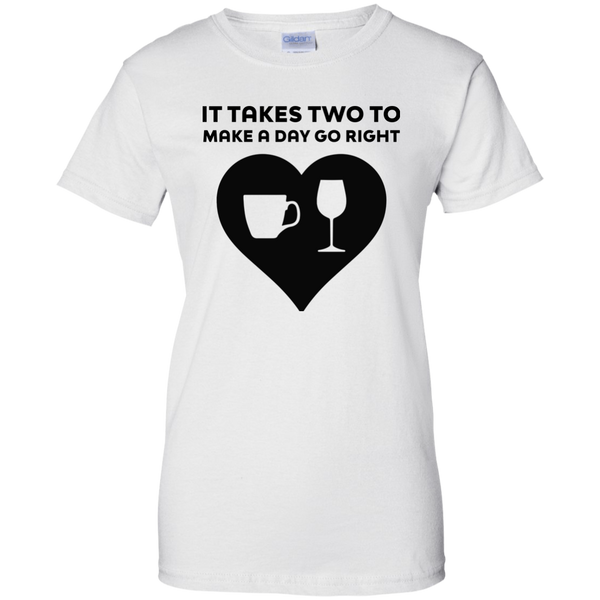 It Takes Two to Make a Day Go Right shirt - TeesGrab