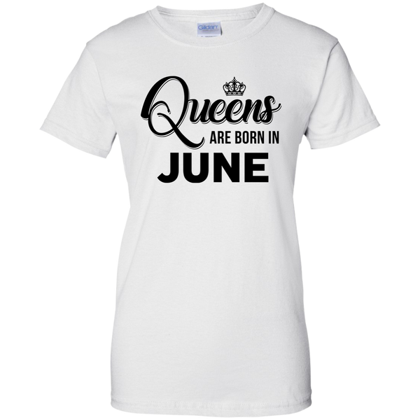 Queens are born in June Shirt, Tank Top, Racerback Tank Top - TeesGrab