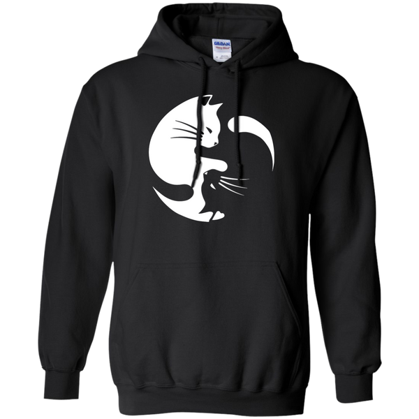 Yin and Yang Cats T-shirt - TeesGrab