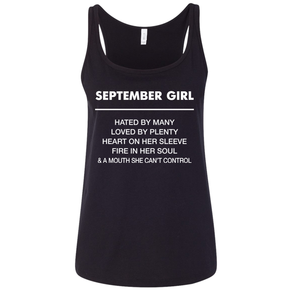 September Girl hated by many loved by plenty Shirt, Tank top - TeesGrab