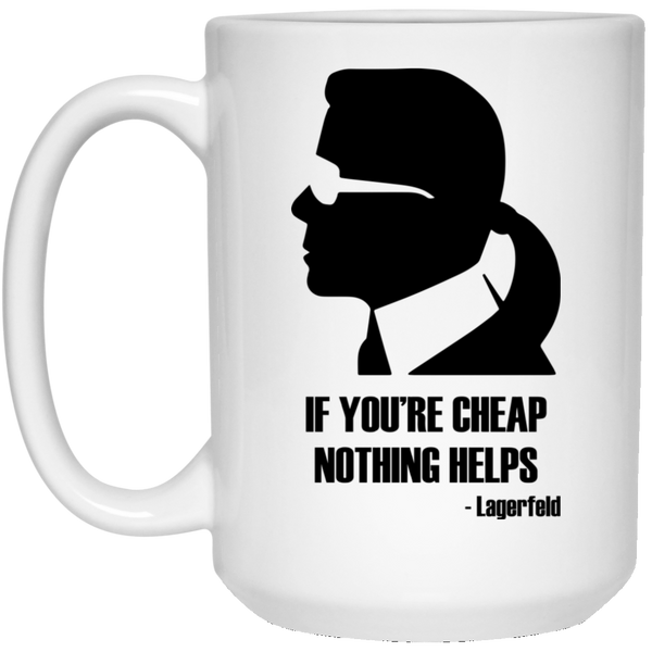 RIP Karl Lagerfeld Mug - TeesGrab