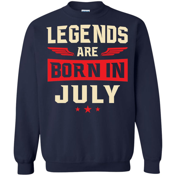 Legends Are Born in July Shirt, Hoodie, Tank - TeesGrab