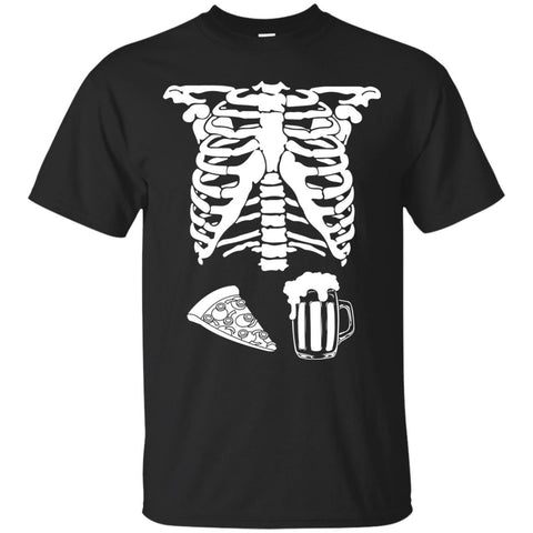 Halloween Skeleton Pizza Beer Costume T-shirt, Hoodie, Tank - TeesGrab