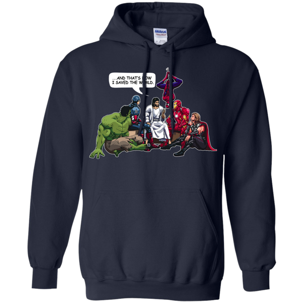 Jesus and Superheroes: And that how I saved the world Shirt, Hoodie, Tank - TeesGrab