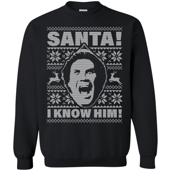 Buddy The Elf - Santa I Know Him Ugly Christmas Sweater - TeesGrab
