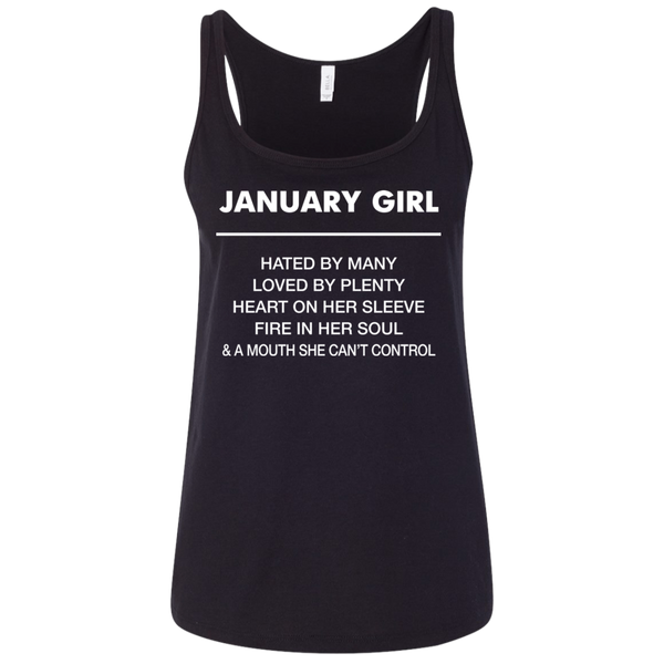 January Girl hated by many loved by plenty Shirt, Tank top - TeesGrab