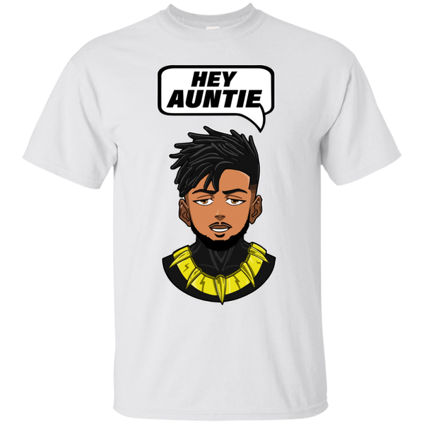 Wakanda Black Panther Erik Killmonger Hey Auntie T-shirt - TeesGrab