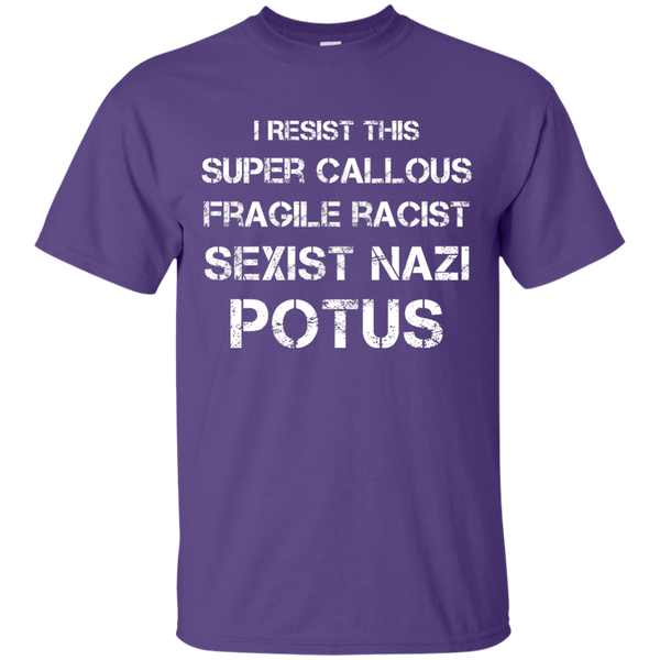 I Resist this Super Callous Fragile Racist Sexist Nazi Potus Shirt - TeesGrab