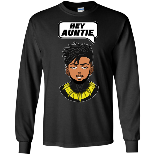 Wakanda Black Panther Erik Killmonger Hey Auntie T-shirt - TeesGrab