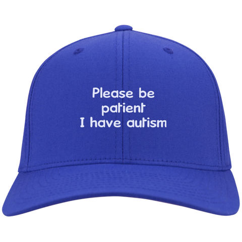 Please be patient I have autism Hat, Snapback - TeesGrab