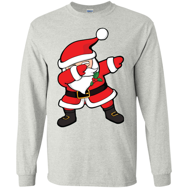 Dabbing Santa Claus Christmas Dab Shirt, Long Sleeve, Sweater - TeesGrab