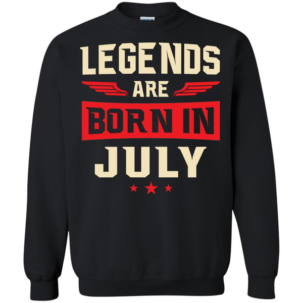 Legends Are Born in July Shirt, Hoodie, Tank - TeesGrab