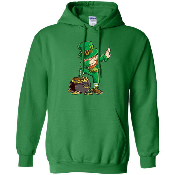 St Patrick's Day Dabbing Leprechaun Funny T-shirt - TeesGrab