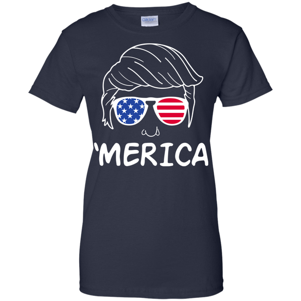 Donald Trump Merica Fourth Of July T-shirt, Hoodie, Tank - TeesGrab