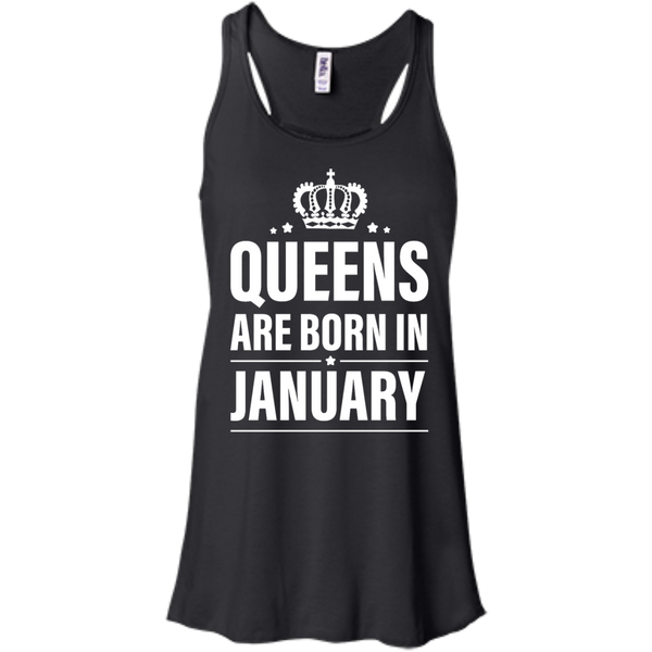 Queens Are Born in January Dress, Tank, Shirt - TeesGrab