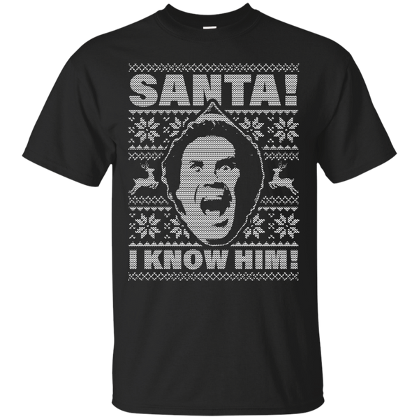 Buddy The Elf - Santa I Know Him Ugly Christmas Sweater - TeesGrab