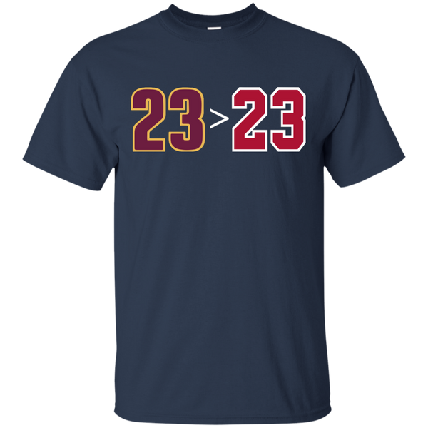 Lebron Greater than Jordan T-Shirt - TeesGrab