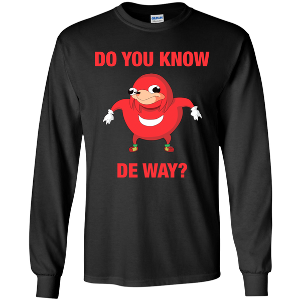 Ugandan Knuckles "Do You Know The Way" Shirt - TeesGrab
