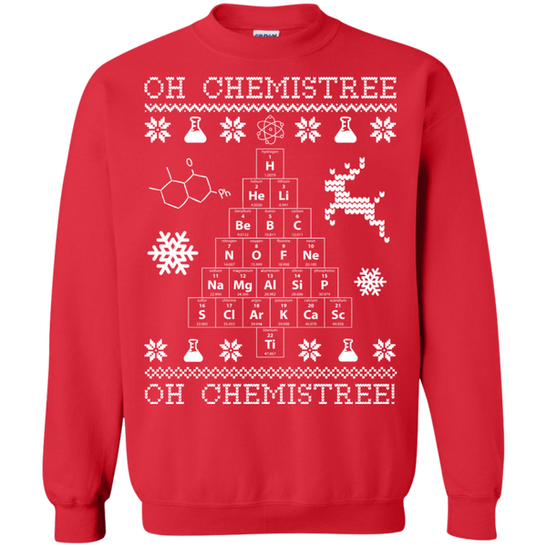 Oh Chemistree Christmas Ugly Sweater, Hoodie - TeesGrab