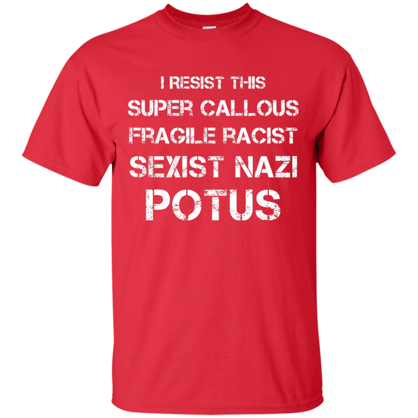 I Resist this Super Callous Fragile Racist Sexist Nazi Potus Shirt - TeesGrab